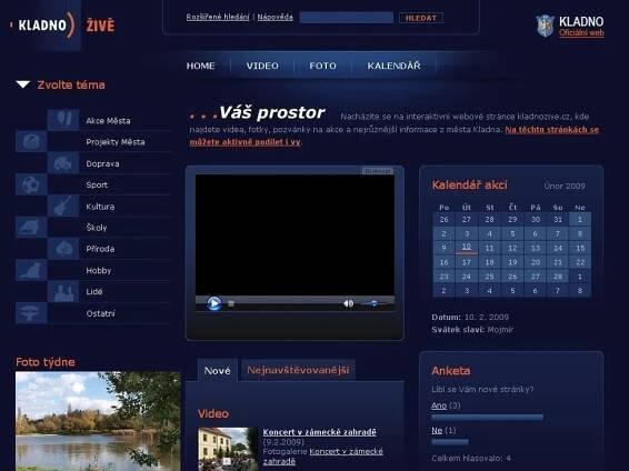 Kladno zprovoznilo obdobu Youtube