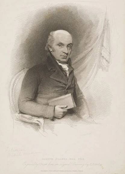 Joseph Planta, 1744 - 1827. Principal librarian of the British Museum