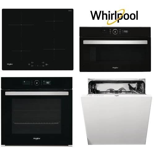 WHIRLPOOL Set WHIRLPOOL AKZ9 6230 NB + AMW 730 NB + WS Q7360 NE + WI 3010 + Záruka 5 let na motor ventilátoru trouby a čerpadla myčky