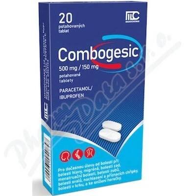 COMBOGESIC 500MG/150MG TBL FLM 20