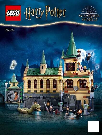 Návod na stavbu LEGO Harry Potter 76389 Bradavice Tajemná komnata - Zbozi.cz
