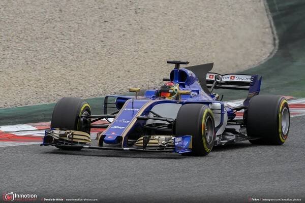 Placo Saint Gobain Barcelona Wehrlein Sauber