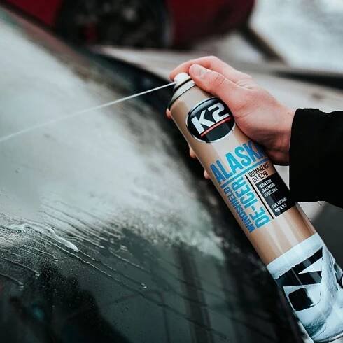 Rozmrazovač oken ve spreji K2 ALASKA DE-ICER, 750 ml