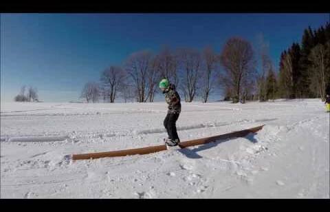 Freestyle snowboarding - Snowpark Bratrouchov