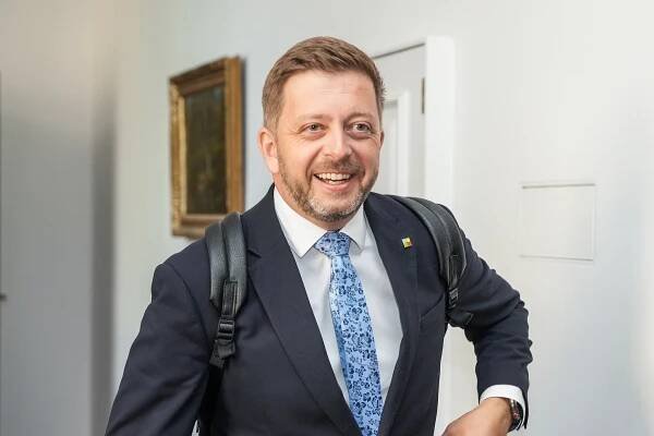 Jednání vlády se zúčastnil také 1. vicepremiér a ministr vnitra Vít Rakušan, 21. června 2023.