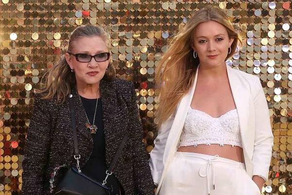 Billie Lourd pays tribute to her late mom Carrie Fisher on Star Wars Day