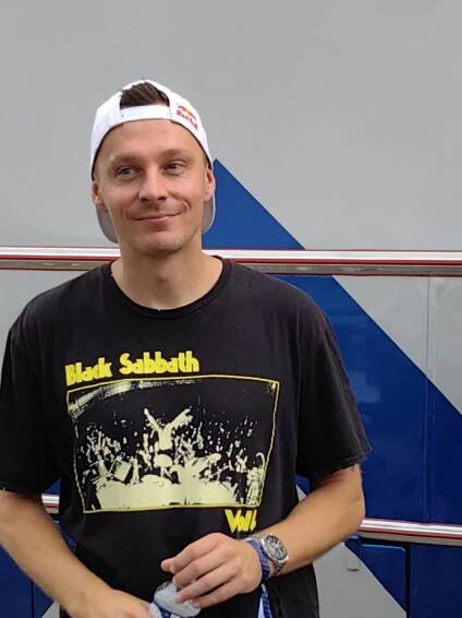 FOTO: Akce Red Bull Racing přilákala řadu osobností ze světa sportu. na snímku Maxim Habanec.
