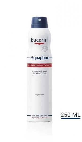 Eucerin Aquaphor Telová masť v spreji 1×250 ml, suchá pokožka
