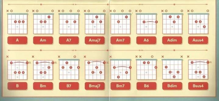 Základní kytarové akordy | [BlueGrass CZ] bgcz.net