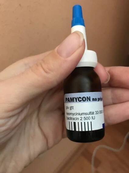 Zapálene oči a Ophthalmo-Framykoin - Modrý koník