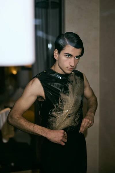 Heartstopper's Sebastian Croft loves Zendaya, Florence Pugh and high-fashion feathers