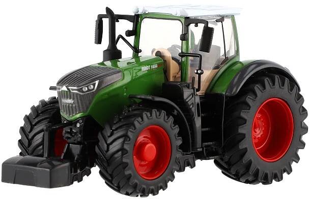 Traktor Bburago Fendt 1050 VarioNew Holland kovplast 13cm 2 druhy v krabičce 15x11x8cm