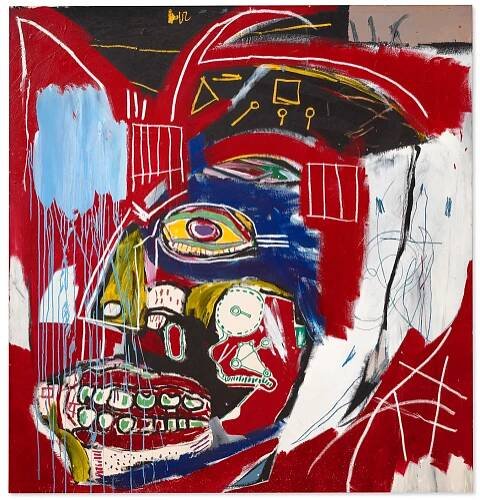 New York’s Auction Week Comes Roaring Back to Life at Christie’s $211 Million Contemporary Sale, Led by a Prized Basquiat Skull Painting