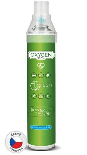 ATgreen Inhalační kyslík O2 14 l 99,5 % 1 ks + maska