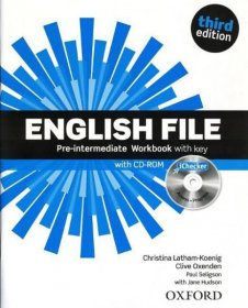 English File Pre-intermediate Workbook Without Answer Key with iChecker (3rd)