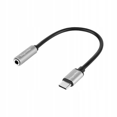 Adaptér KRUGER & MATZ KM1245 USB-C/JACK 3,5mm (pro poslech hudby)