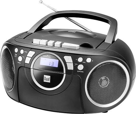 Dual P 70 CD-rádio FM AUX, CD, kazeta černá