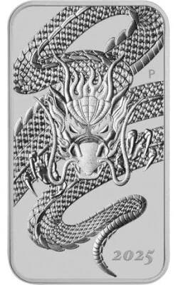 Dragon Rectangular (2025) - 1 Oz - stříbrná investiční mince