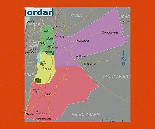 Maps of Jordan | Collection of maps of Jordan | Maps of Asia | GIF map | Maps of the World in GIF format | Maps of the whole