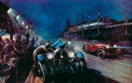 Le Mans 24-hour race | Reprodukce slavných obrazů na zeď | Posters.cz