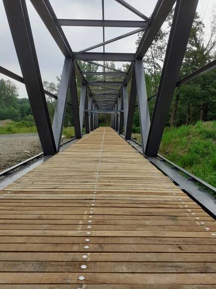 Lávka Střítež nad Bečvou – merlinsteel.cz