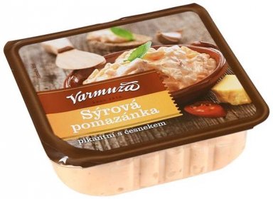 Varmuža Pomazánka sýrová pikantní s česnekem