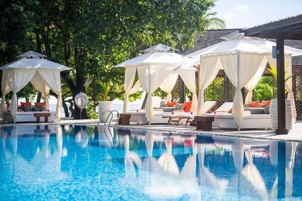 Lily Beach Resort And Spa Huvahendhoo Island Exterior photo