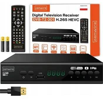 Set top box Tuner DVB-T2 Zenwire Tuner Dekodér TV BOX FULLHD WiFi USB DVB-T2 001