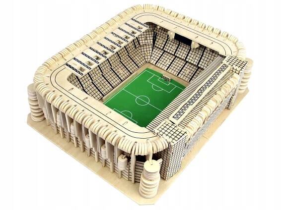 Dřevěné 3D puzzle Fotbalový stadion Realu Madrid P380 Sea-Land