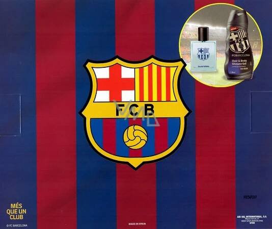 FC Barcelona eau de toilette for men 100 ml + shower gel 300 ml, gift set - VMD parfumerie - drogerie