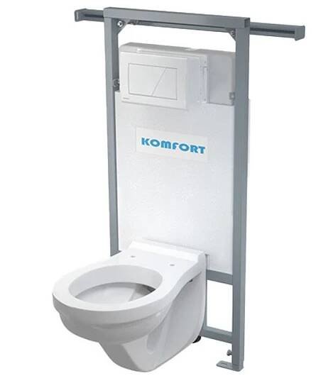 Alcadrain Modul C102 Komfort set + WC mísa + tlačítko