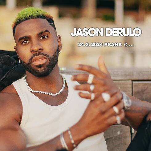 Americký zpěvák Jason Derulo v březnu 2024 zahraje v pražské O2 areně.