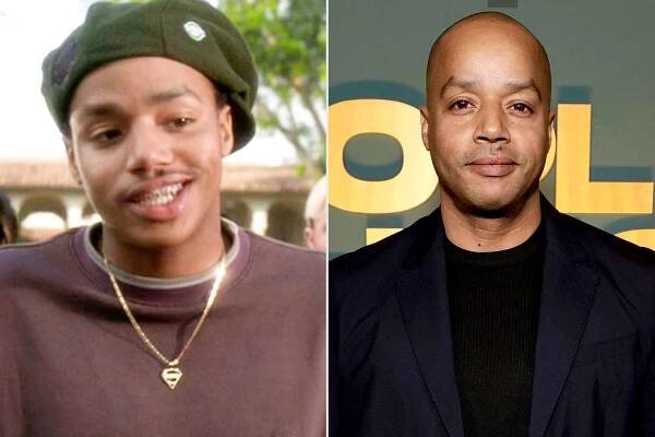 Donald Faison as Murray Duvall in 'Clueless'; Donald Faison attends the People's Choice Awards in Santa Monica, Calif., on Feb. 18, 2024