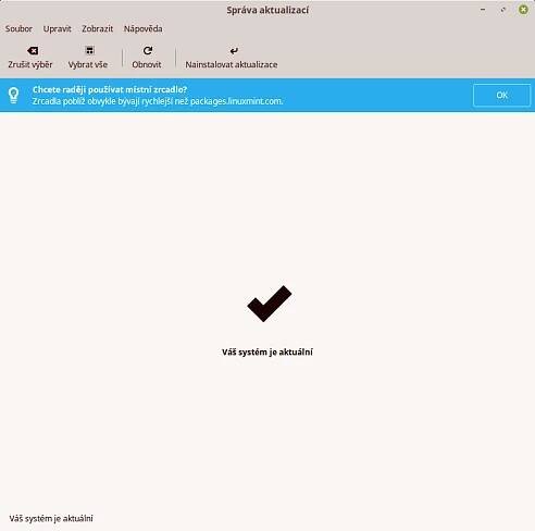 Instalace Linux Mint – 05 – Linux Mint CZ&SK
