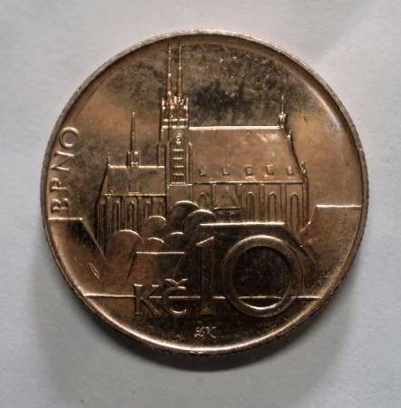 10KČ 2000 R VELMI VZÁCNÁ BRNO UNC STAV RL - RAŽENO 13 000 KUSŮ - Numismatika