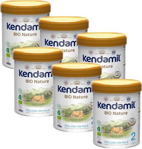 Kendamil BIO Organic následné mlieko 2, 6 x 800 g