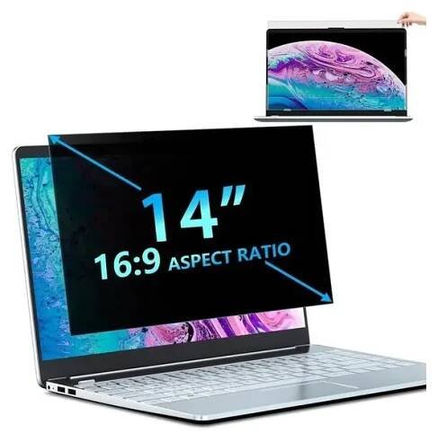 Ochranná fólie STARY pro notebook 14 palců 16:9, ochrana proti odleskům modrého světla, odnímatelná