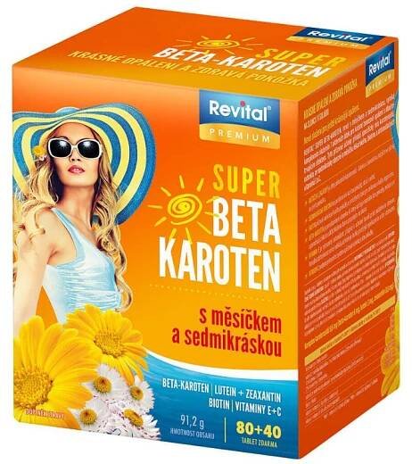 Vitar Super Beta-karot.měsíček+7kráska tbl.80+40