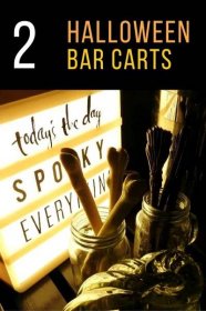 Halloween Bar Carts- Tips to Decorate for the Season