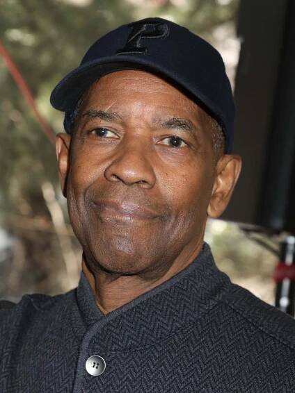 Denzel Washington in a cap