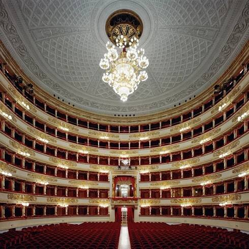 LASVIT závěsné svítidlo La Scala Milano opálové velké ― DesignBuy.cz
