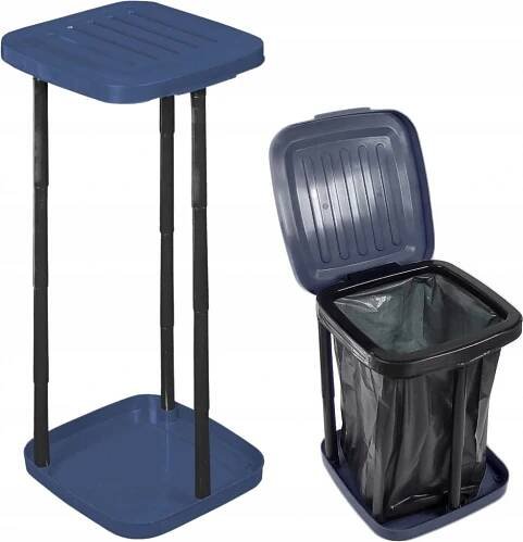 Plast team Stojan a stojan na pytle na třídění plastů 120 l modrý