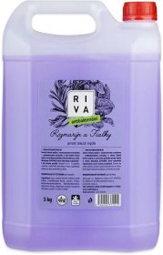 Mýdlo RIVA antibakteriální tekuté, rozmarýn a fialky 5 kg