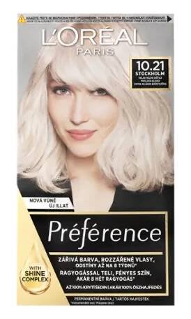 Barva na vlasy Preference 10.21 Stockholm-velmi velmi světlá perlová blond