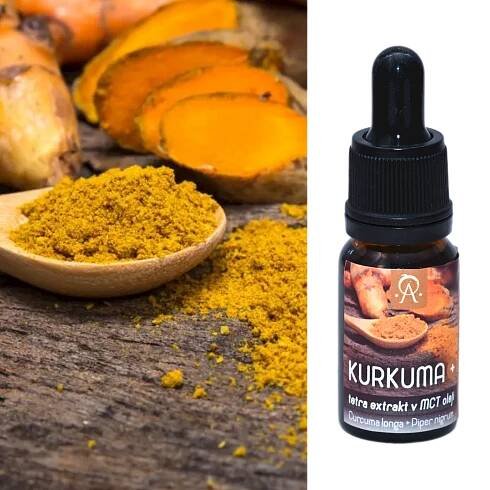 tetra KURKUMA +,full-spektrum extrakt v MCT oleji, 10ml