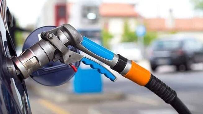 Obrázek výdejní pistole LPG na čerpací stanici