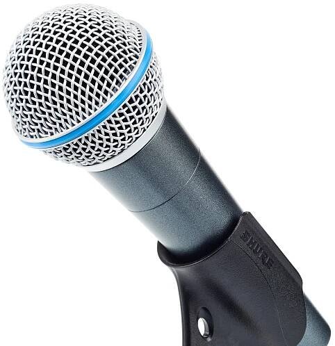 Shure Beta 58 A Dynamisches Gesangs-Mikrofon in Mikroklemme