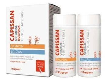 Capissan Original šampon+balzám vši 2x200ml Fagron