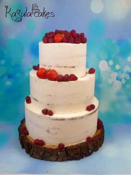 naked malina jahoda – Kajula cakes dortové studio Liberec