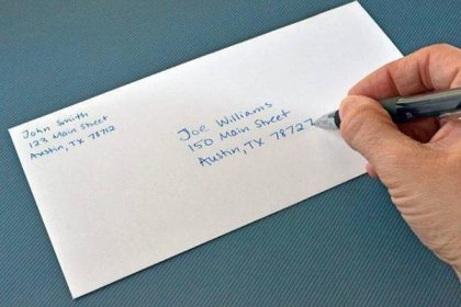 jak vyplnit obálku pro dopis